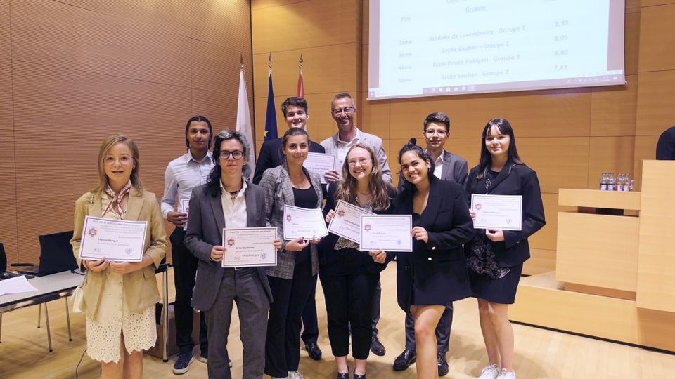 Nos élèves à l'honneur au projet-concours 2022 de l'ALNU