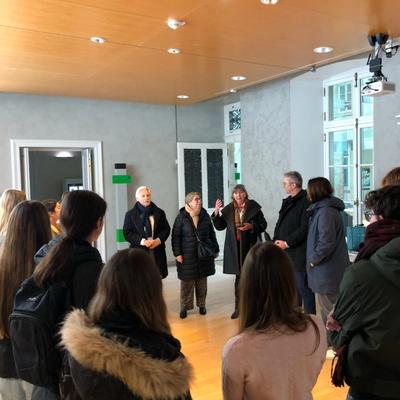 PROJET-PHARE UNESCO 2024-2025: PROMENADE CULTURELLE ET VISITE DE L' UNESCO VISITOR CENTER AU LUXEMBOURG VISITOR CENTRE — photo 1