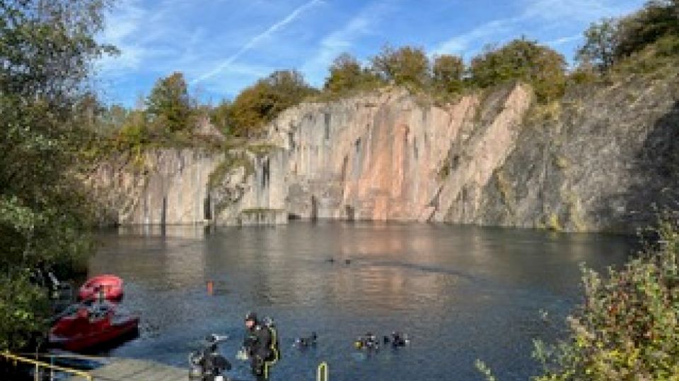 L'OAQUA1 visite la carrière de Vodelée