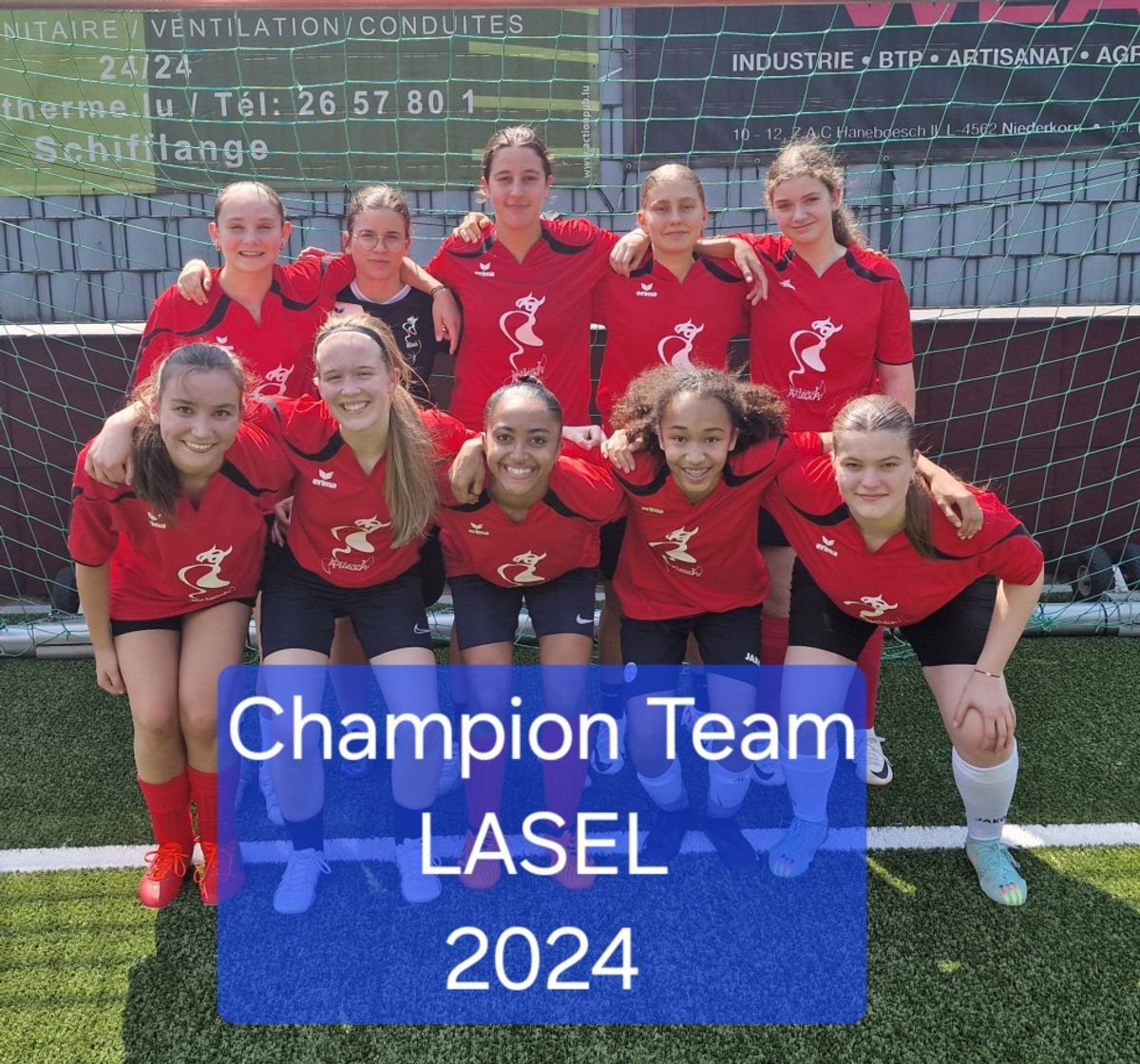 D'Meedecher vum Kolléisch si LASEL-Champion