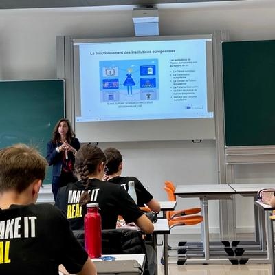 4CLZH1: Visite de Mme Anne Calteux, directrice de la Représentation de la Commission européenne au Luxembourg — photo 2