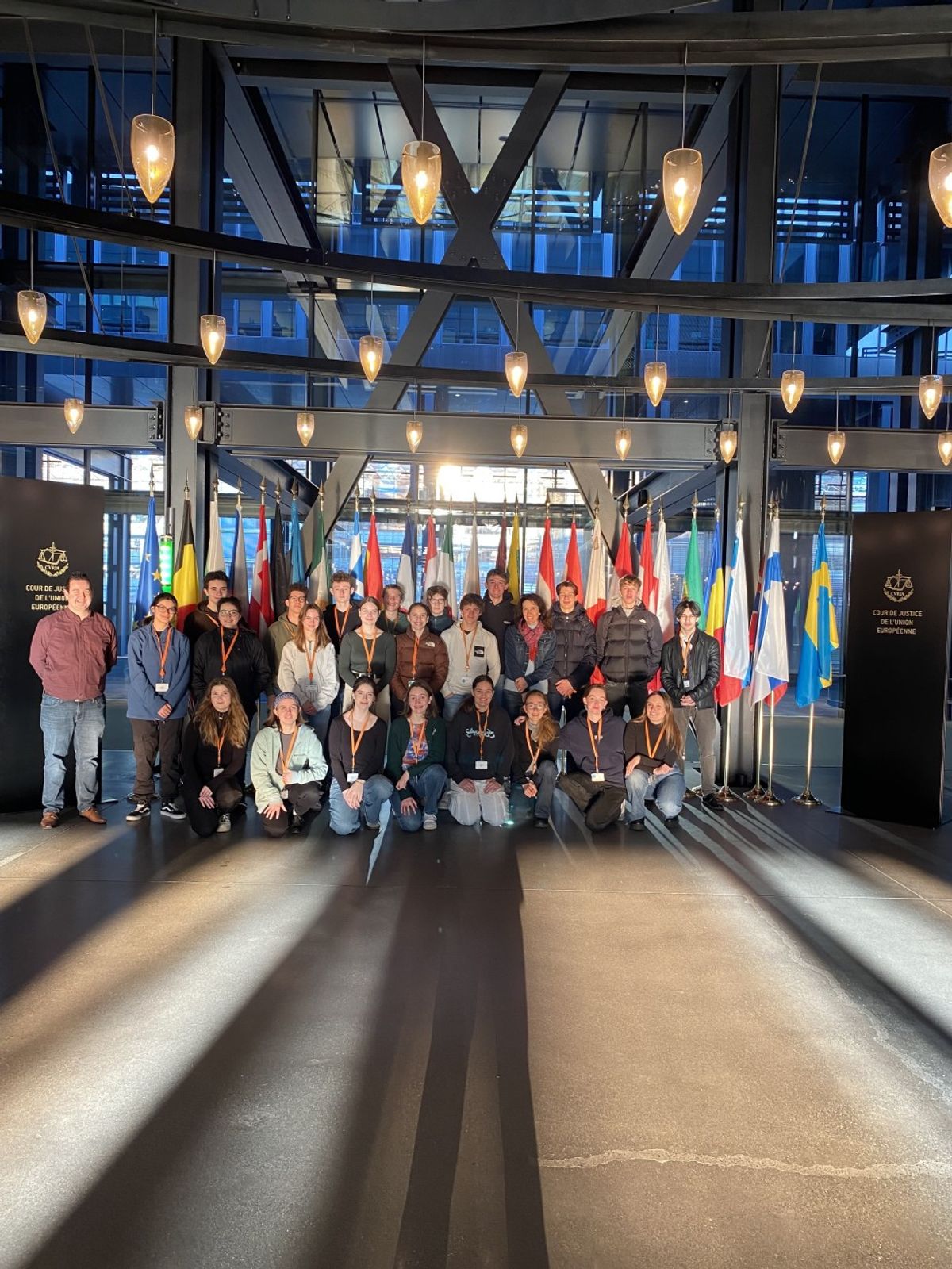 Visite de la Cour de justice de l'U.E.