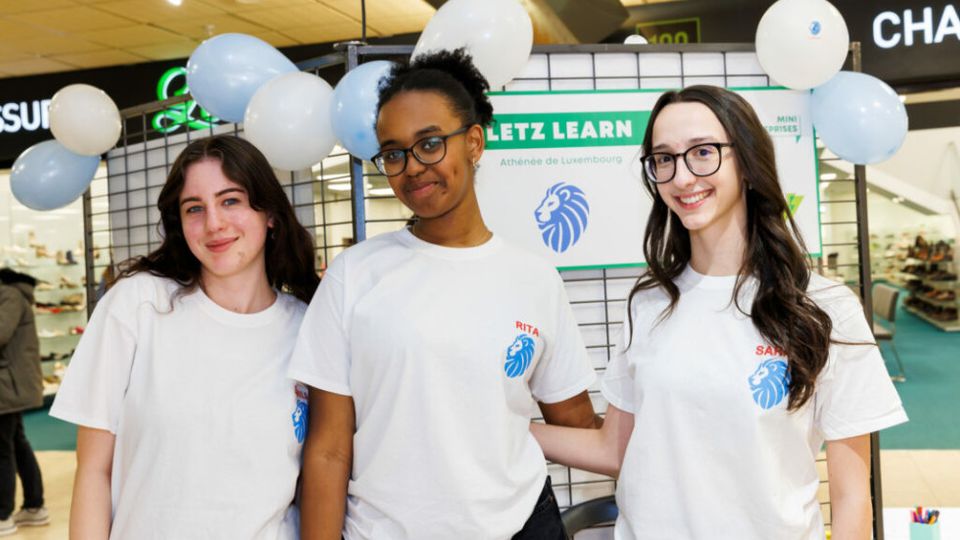 Le prix du public pour la mini-entreprise LetzLearn