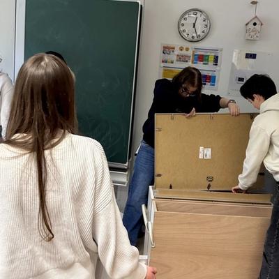4CLZH1: ATELIERS AVEC D'AUTRES CLASSES - PRÉPARATION DE L'EXPOSITION "10 ANS PROJET DÉVELOPPEMENT" — photo 3