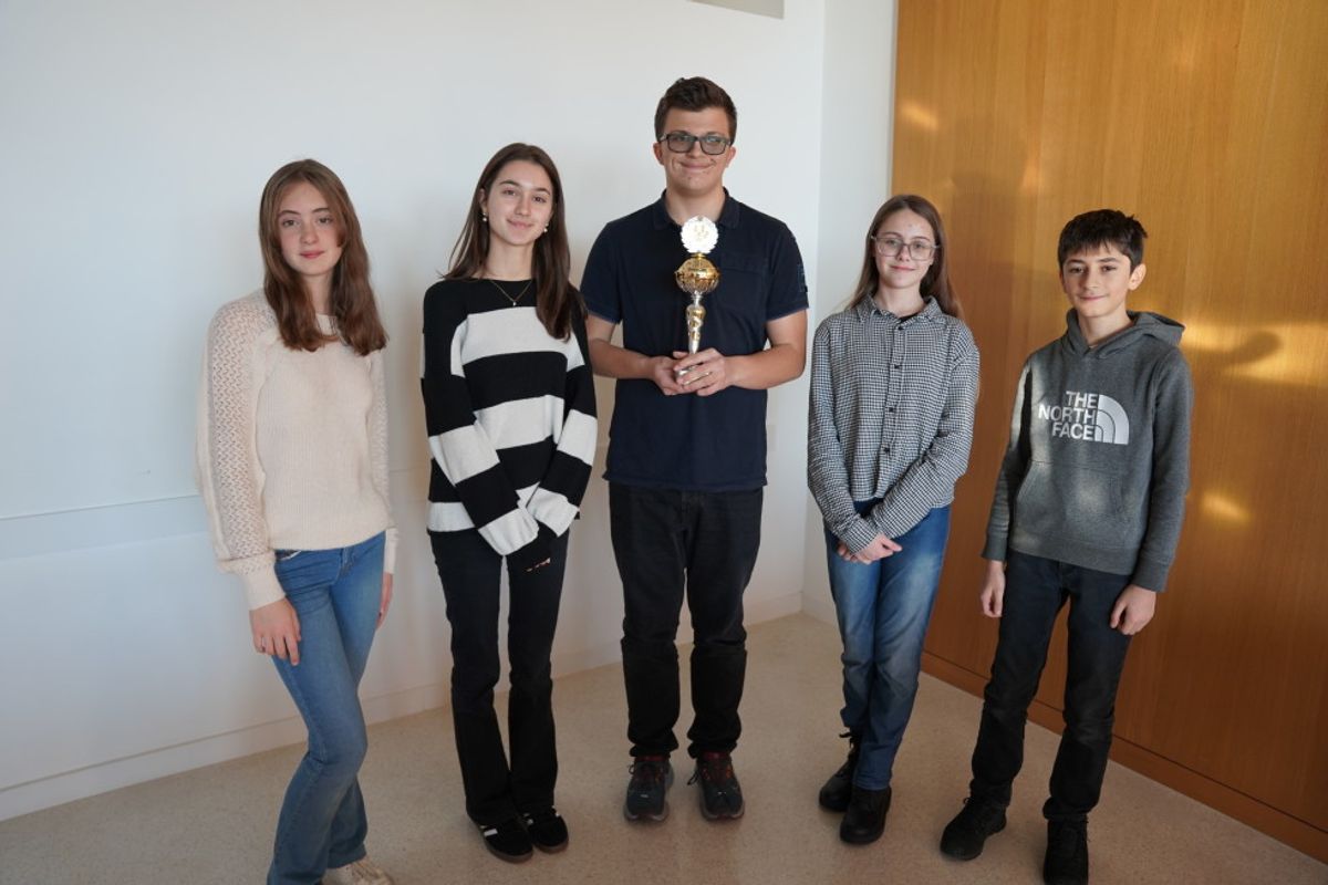 Notre SCHACHKLUB monte sur le podium.