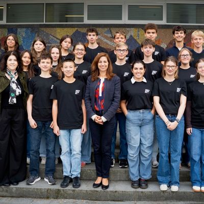 4CLZH1: Visite de Mme Anne Calteux, directrice de la Représentation de la Commission européenne au Luxembourg — photo 1