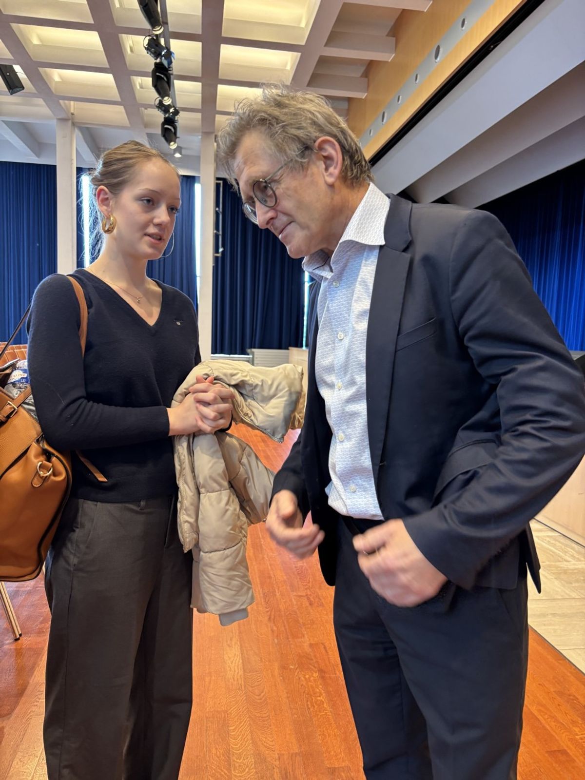 NOBEL PRIZE WINNER BEN L. FERINGA MEETS OUR STUDENTS.