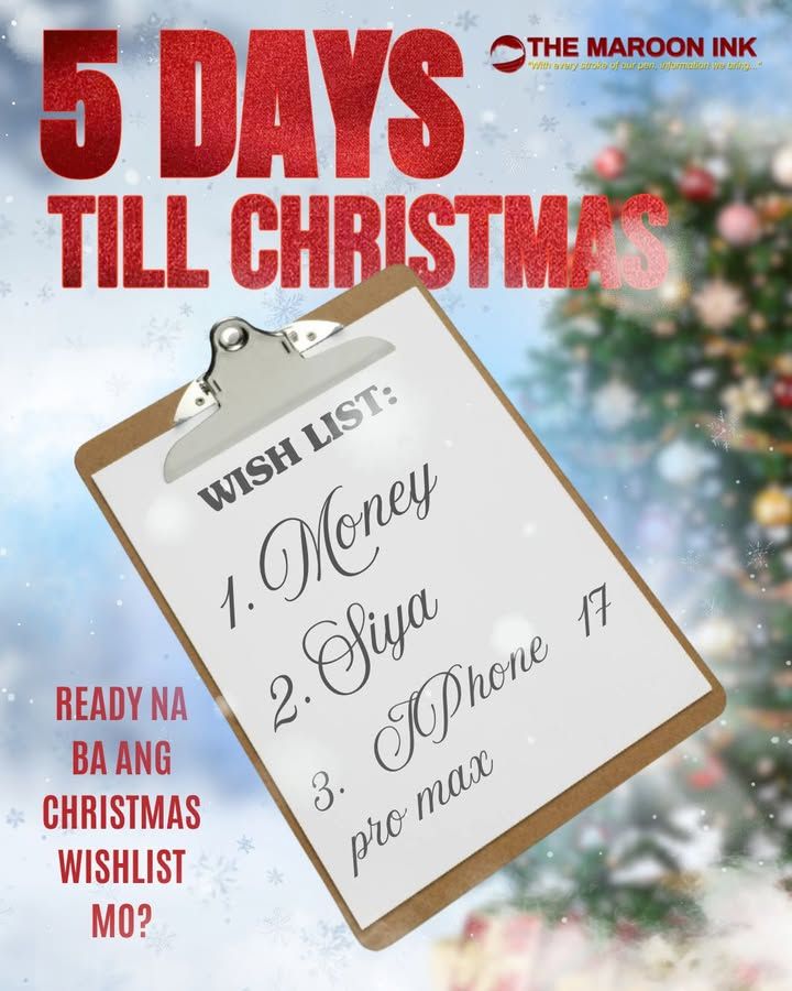 5 DAYS UNTIL CHRISTMAS!