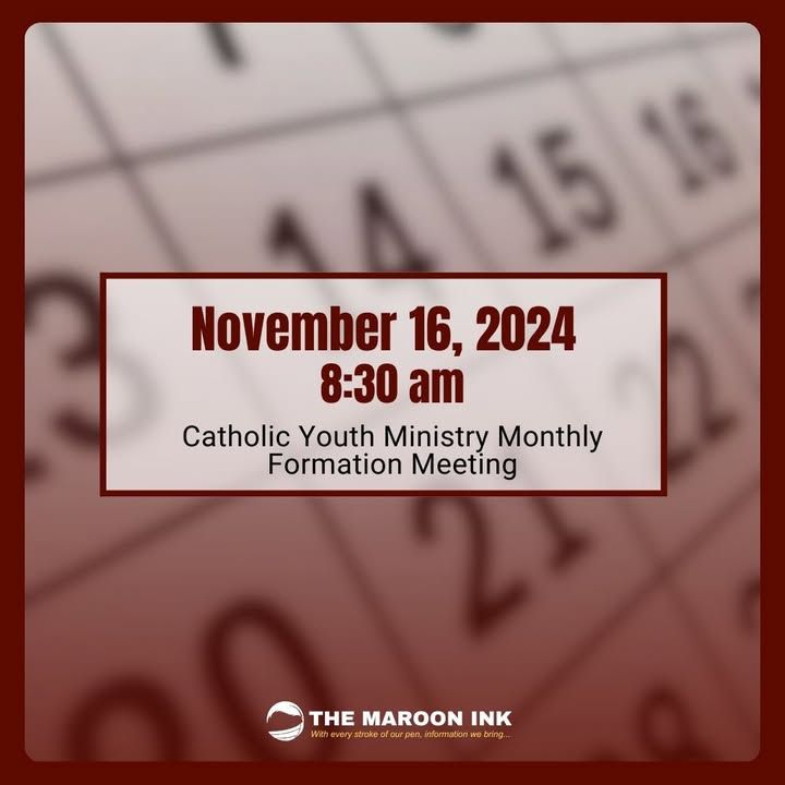NEWS | The monthly formation meeting of the Catholic Youth Ministry (CYM...