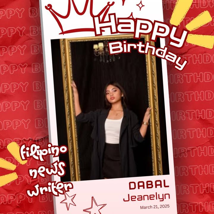 Happy Birthday to Jeanelyn Dabal, our dedicated Filipino News Writer!