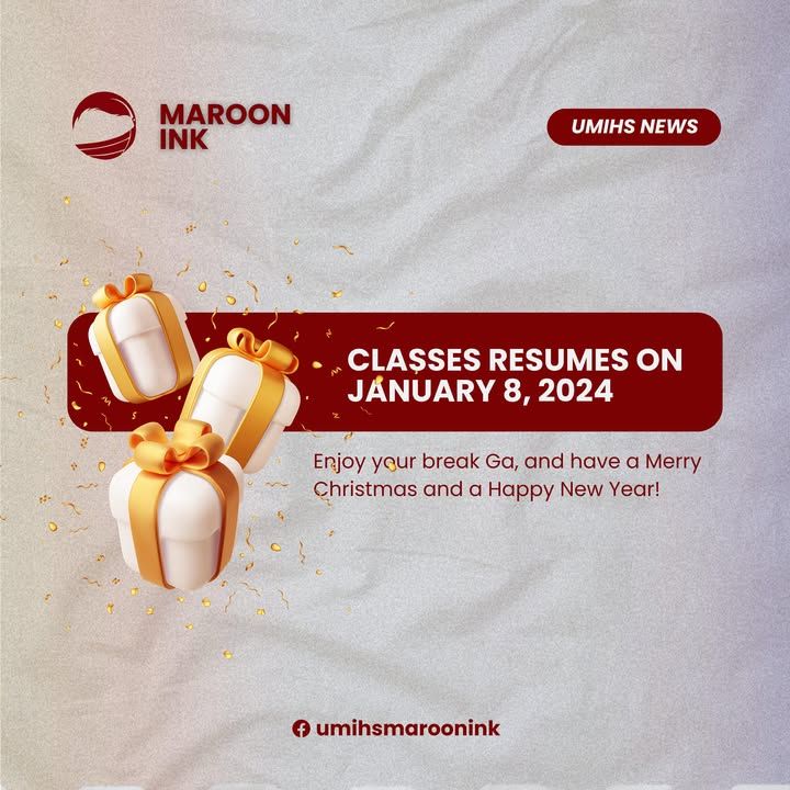 UMIHS NEWS | The University of Mindanao Ilang High School classes resume...