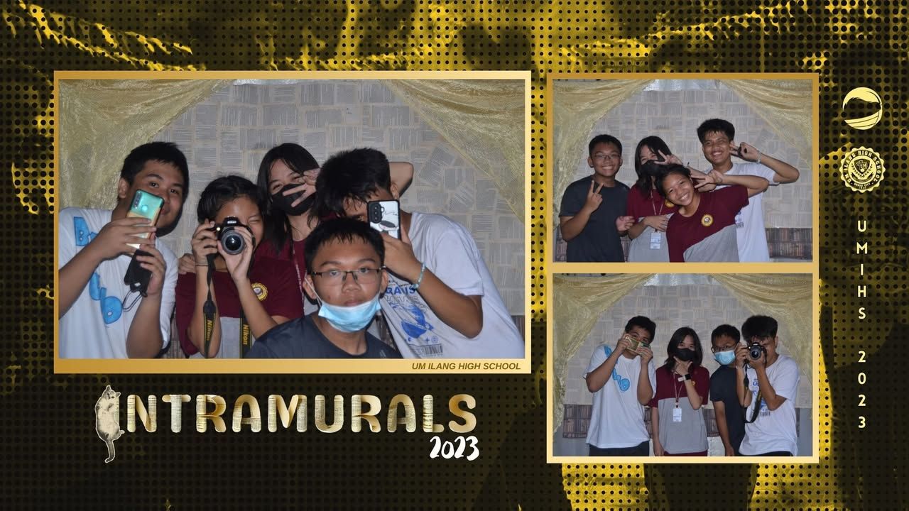 INTRAMURALS 2023 | UMians posed in the photo booth offered by The Maroon...
