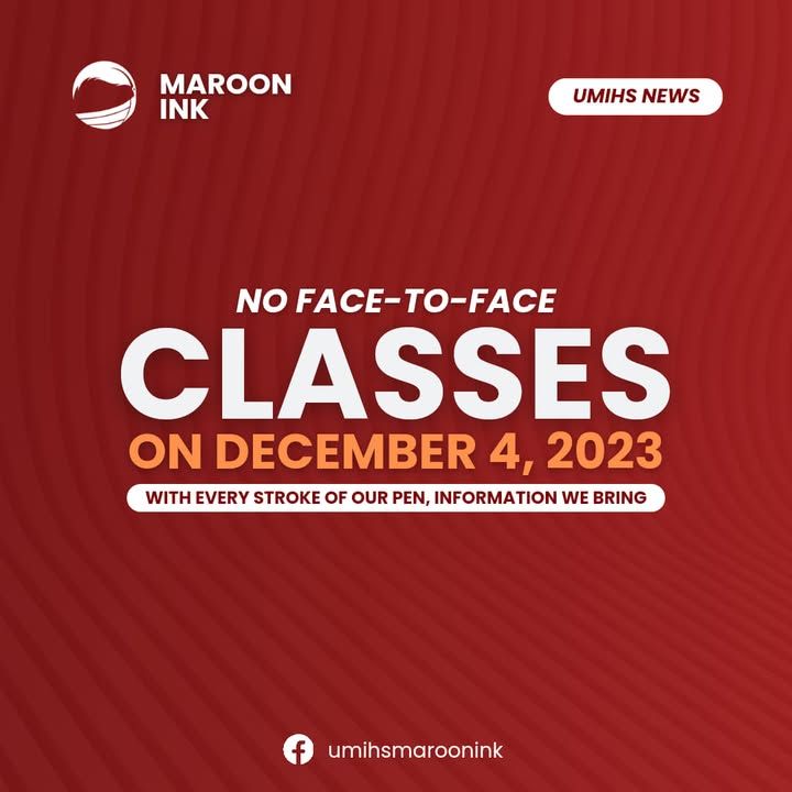 JUST IN | The University of Mindanao Ilang High School announced that th...