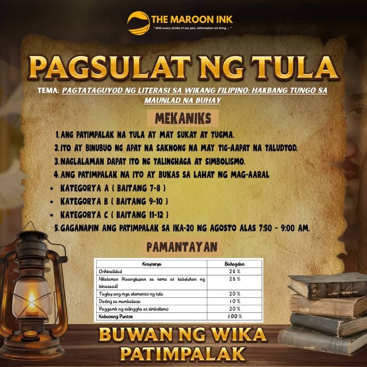 BUWAN NG WIKA 2025 | Paglunsad ng mga Patimpalak