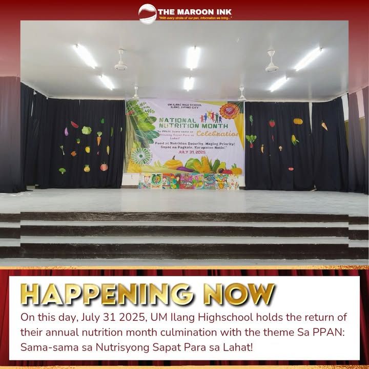 HAPPENING NOW | On this day, July 31 2025, UM Ilang Highschool holds the...