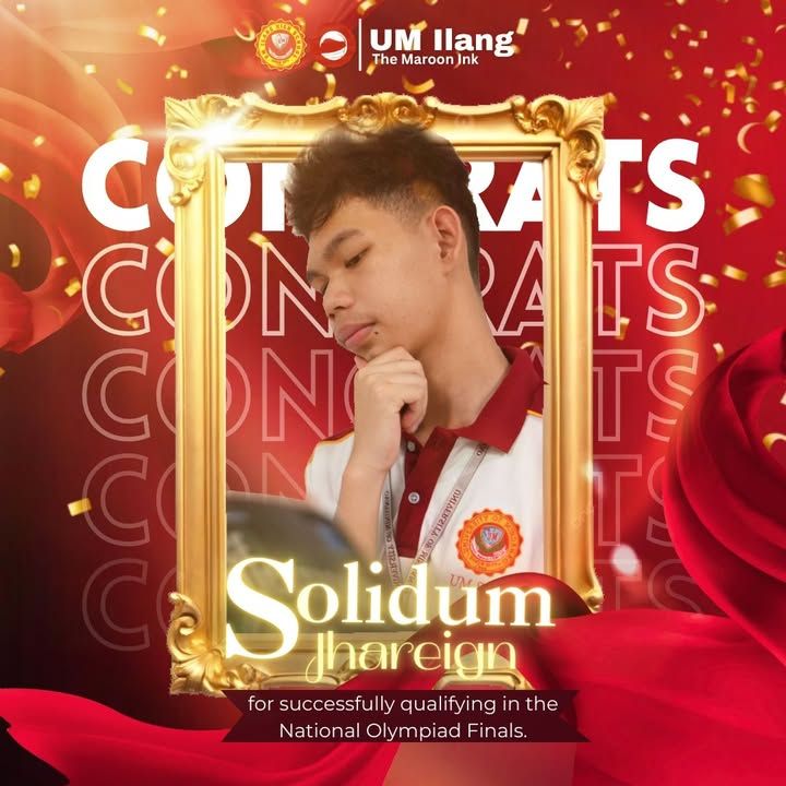 Congratulations, Jhareign Solidum!