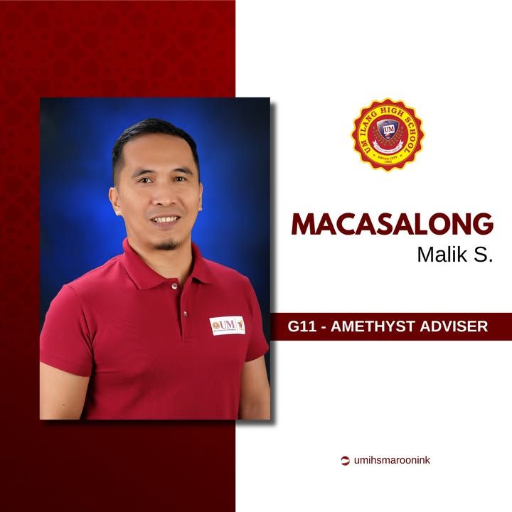 LOOK | The Faculty and Staff of UM Ilang High School for the school year...