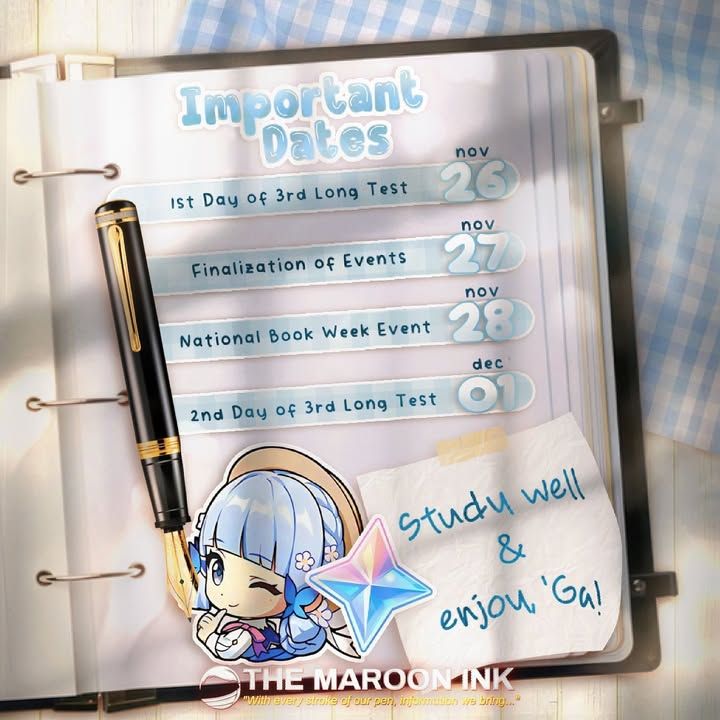 IMPORTANT DATES | The following dates listed below are the occurrences f...