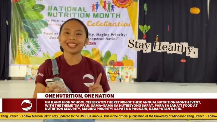 MAROON VIEWPOINT | On July 31, 2025, UM Ilang High School commenced its...