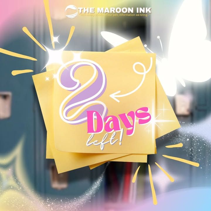 COUNTDOWN | Only two days left before the start of classes!