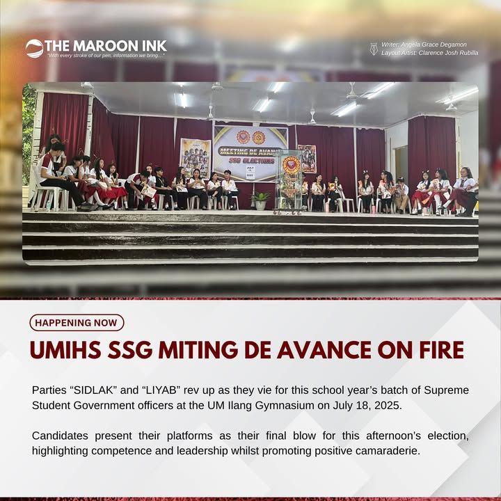 HAPPENING NOW | UMIHS SSG Meeting de Avance on fire