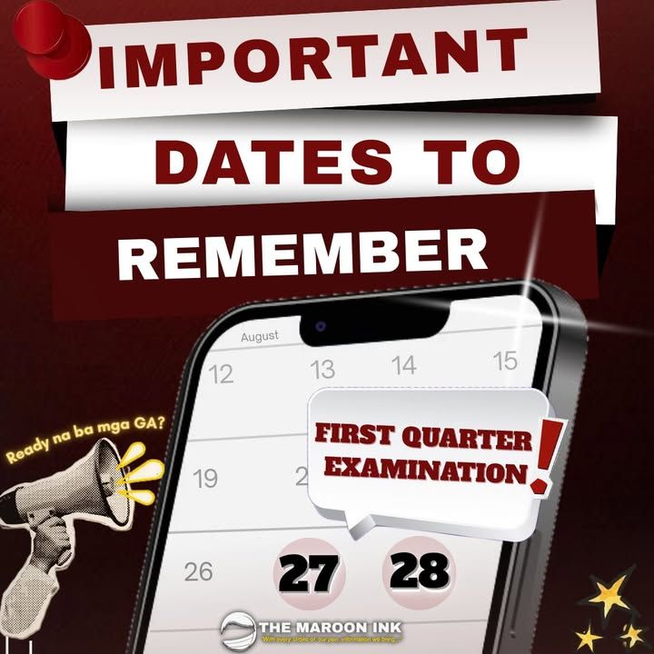 UMIHS NEWS | The First Quarterly Exams are scheduled this August 27 and...