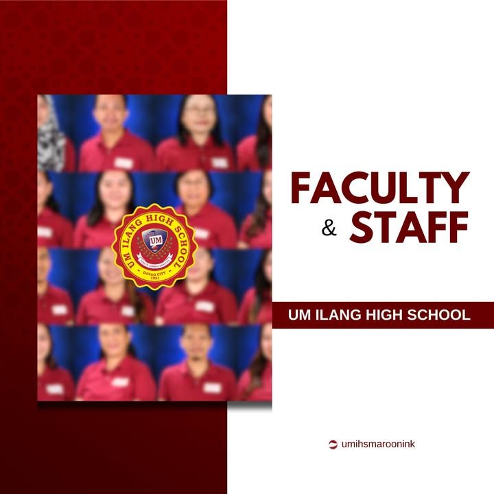 LOOK | The Faculty and Staff of UM Ilang High School for the school year...