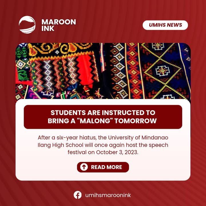 NEWS | UMIHS brings back Speech Festival