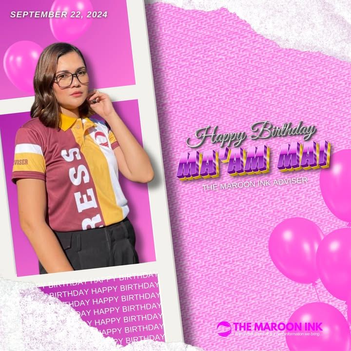 THE MAROON INK TURNS PINK..? 