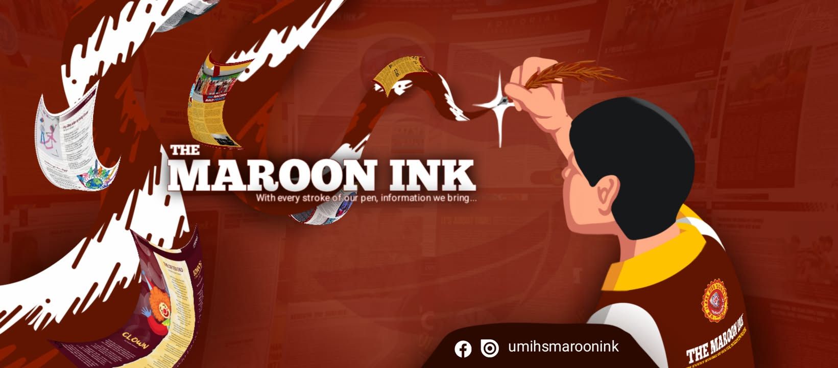 With every stroke of our pen, information we bring...