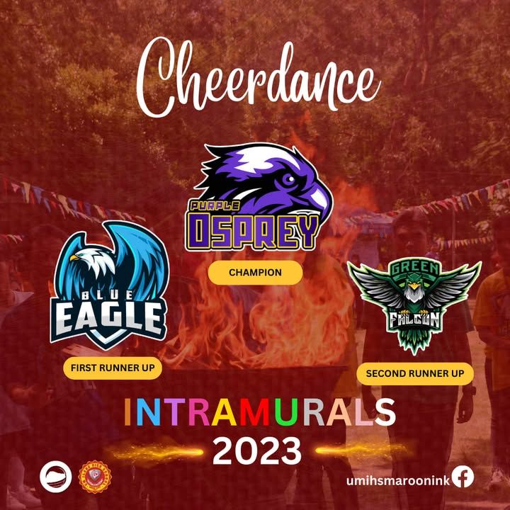 INTRAMURALS 2023 | The winners of the cheerdance and hiphop dance compet...