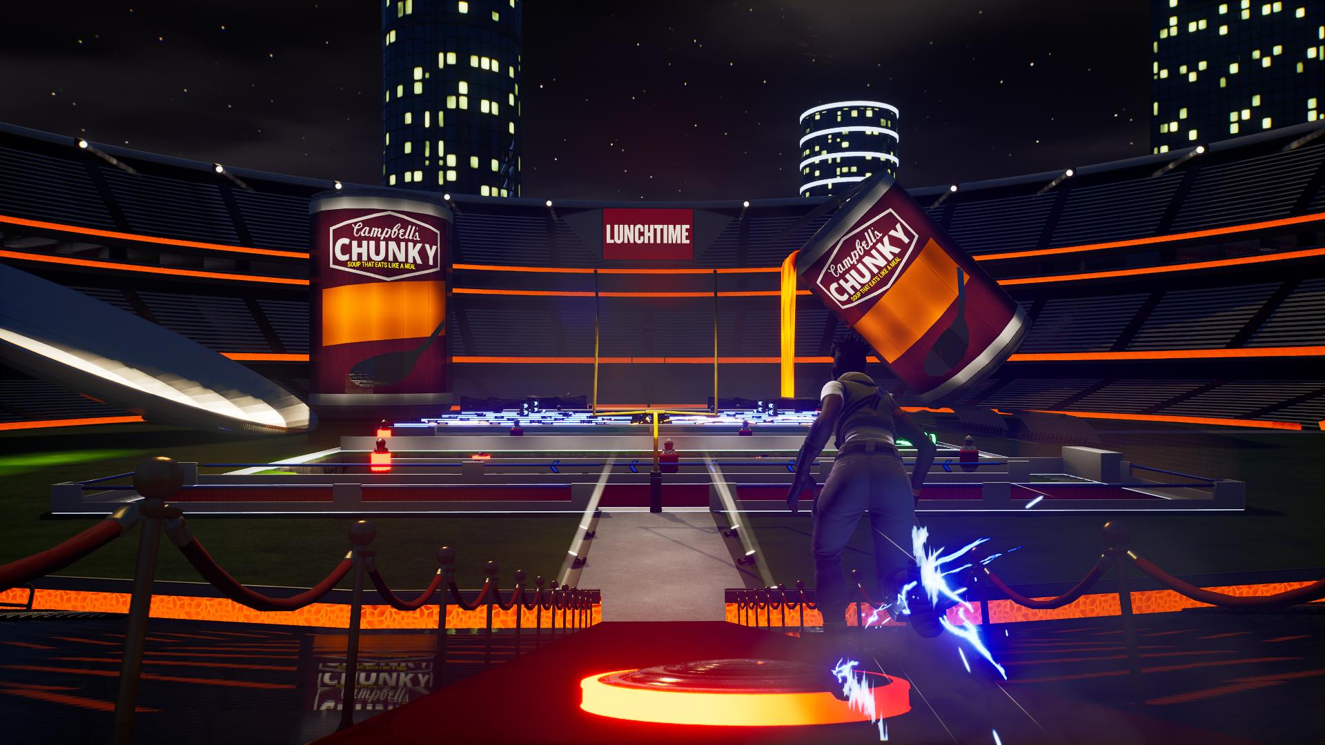 Player Running in Protein Power Course