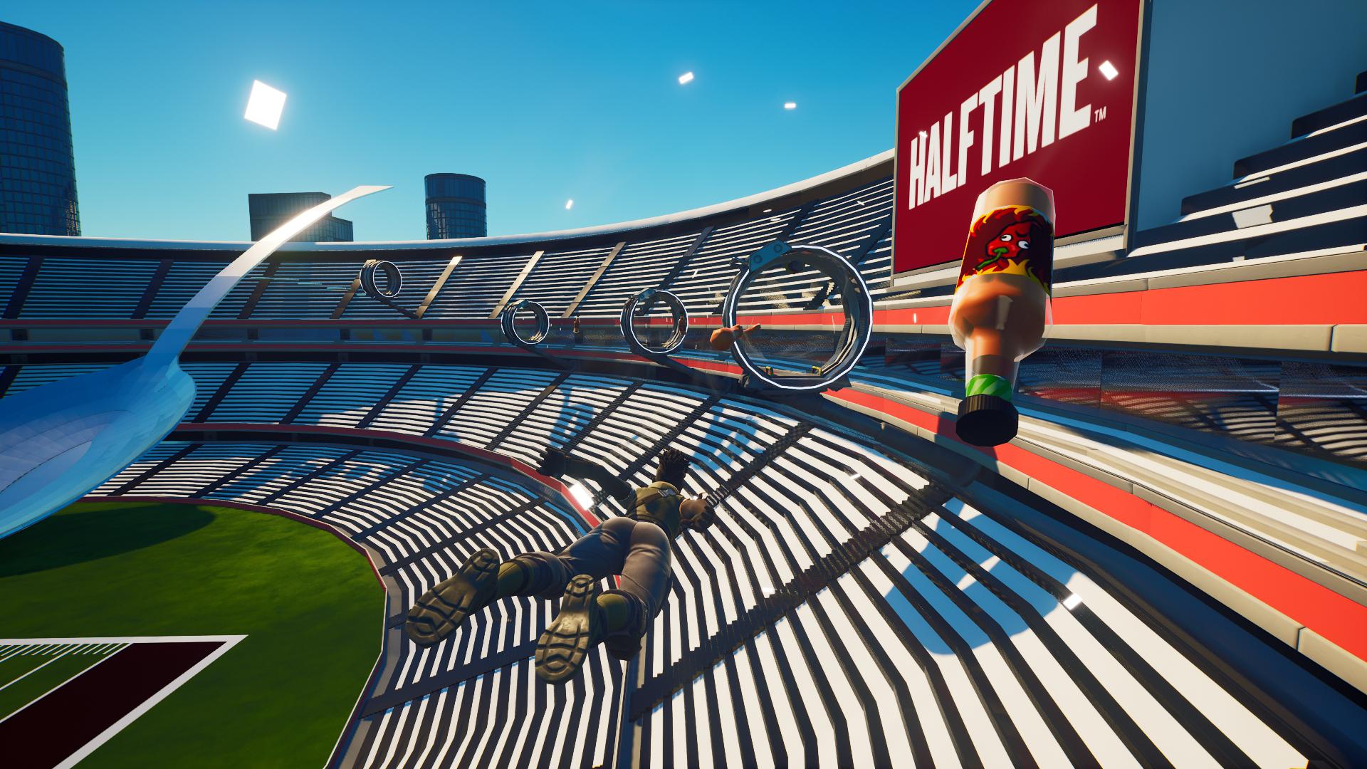 Player Flying in Spicy Soup Sprint