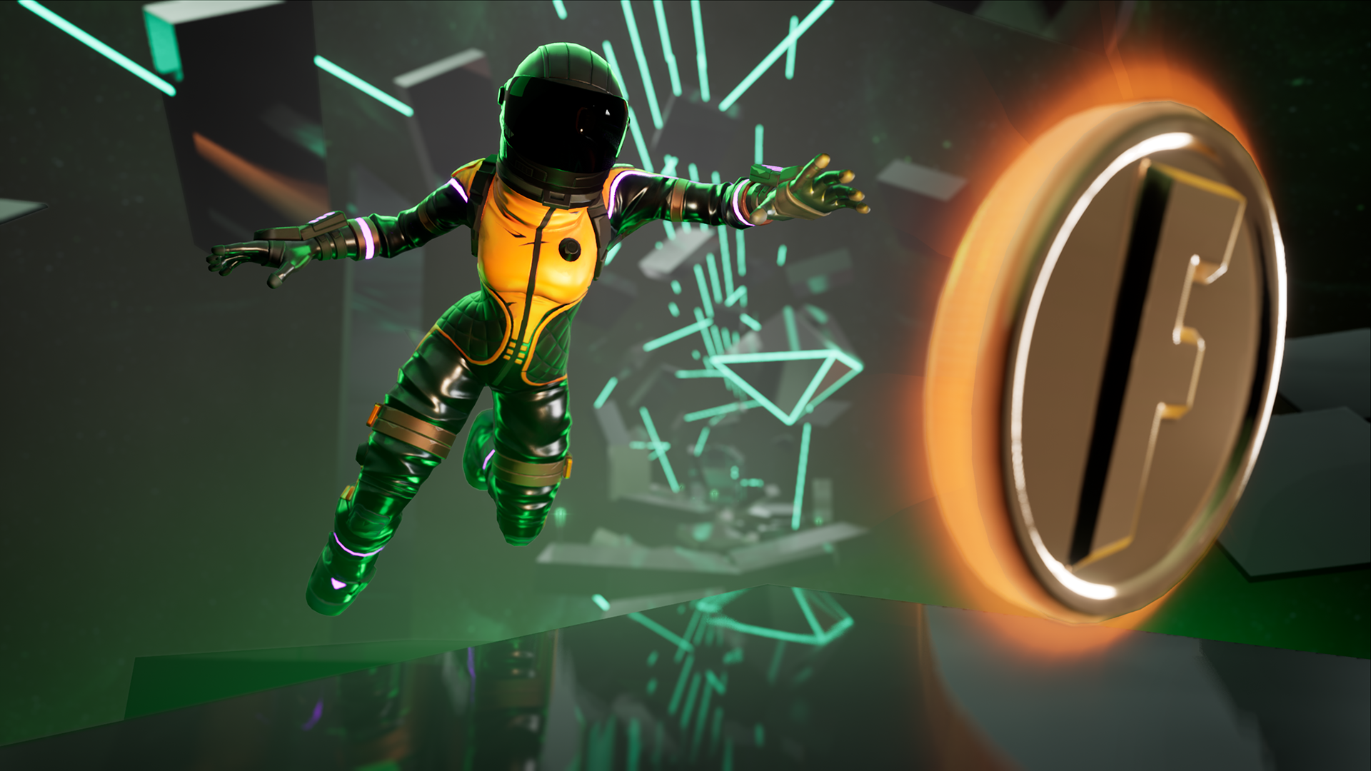 NVIDIA RTX Deathrun Key Art Render