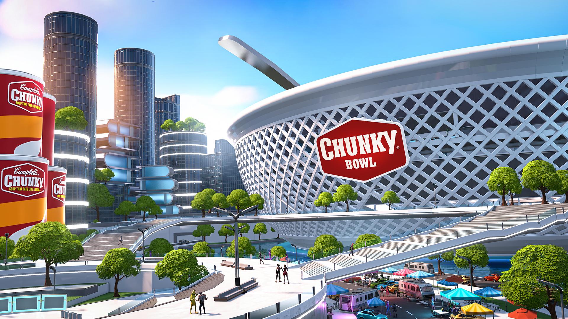 Chunky Plaza Key Art Render