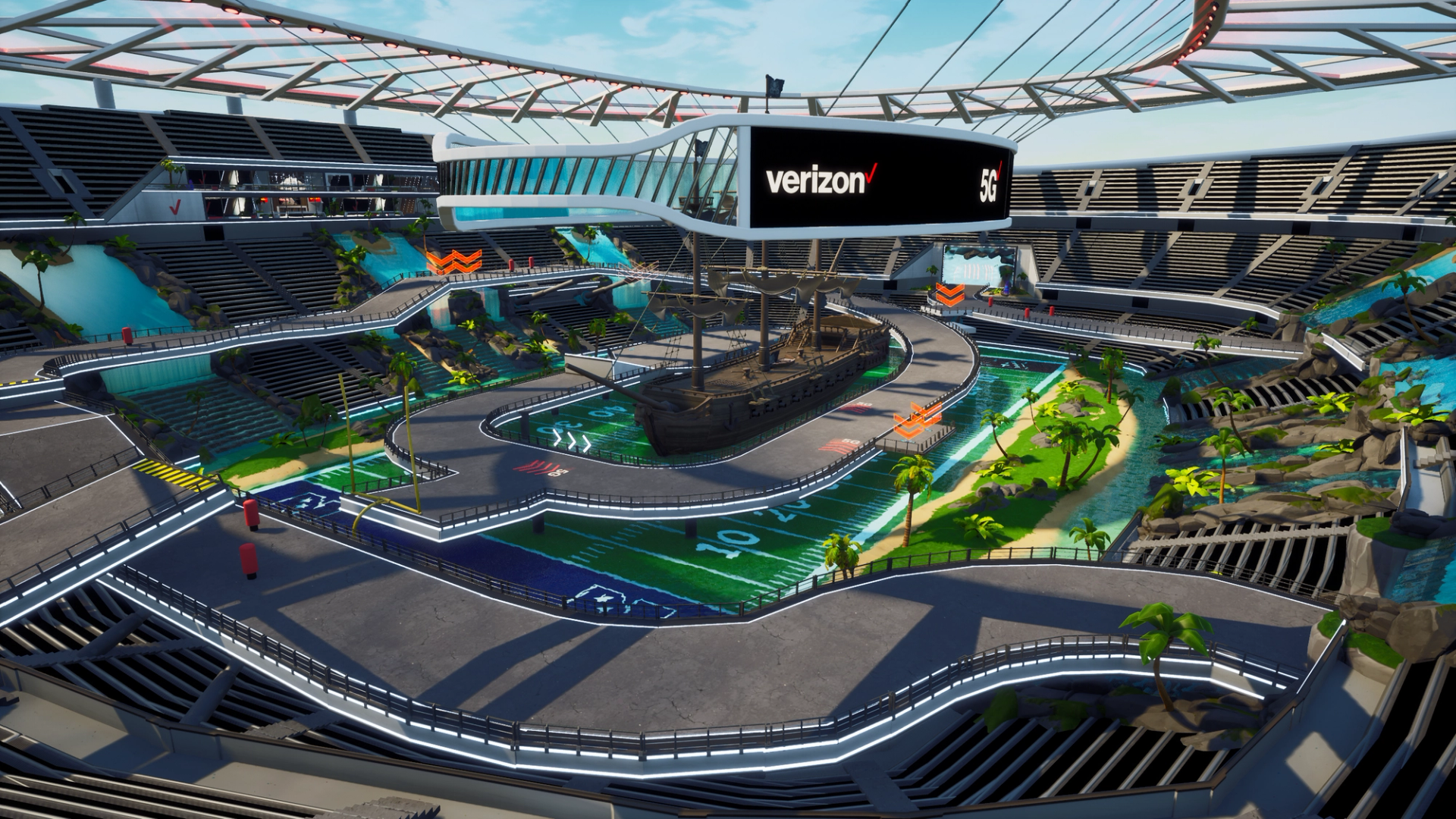 Verizon 5G Stadium Racetrack