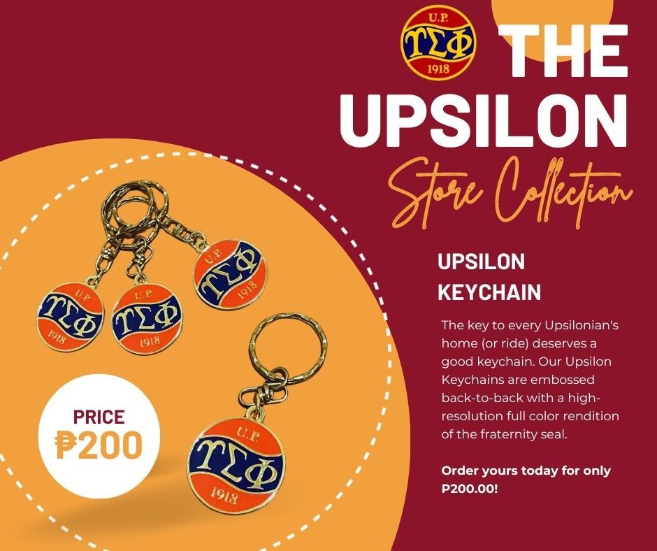 Upsilon Keychain