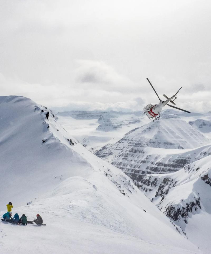 Heli-Skiing in Iceland
