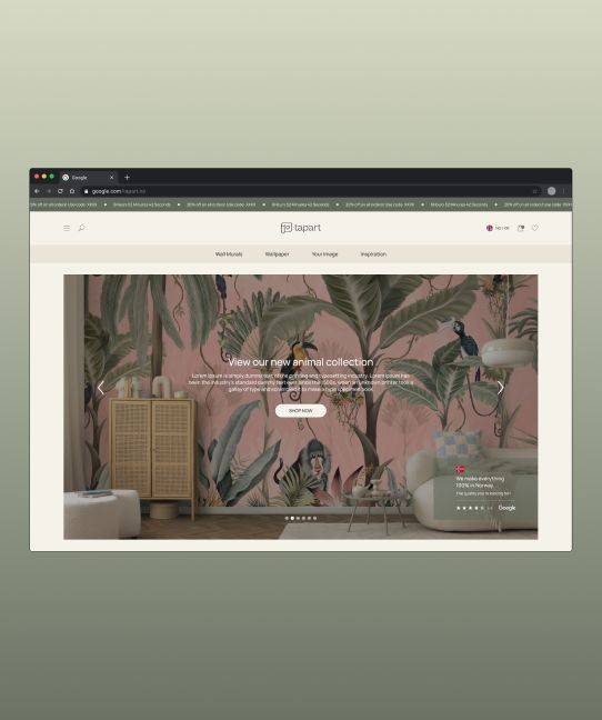 Tapart — nettside
