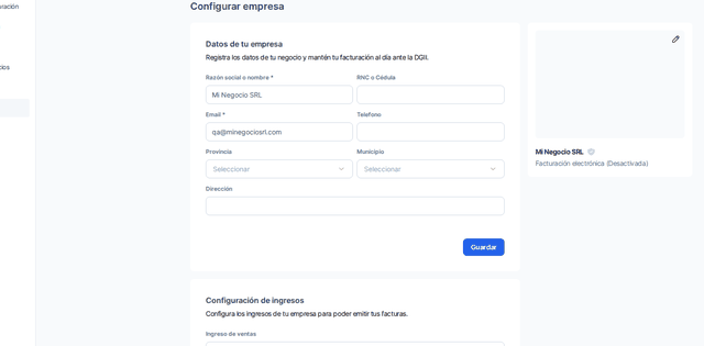 Captura del paso 3: Escribe tu correo electrónico en HolaBill