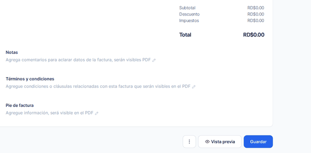 Captura del paso 5: Revisa con Vista previa en HolaBill
