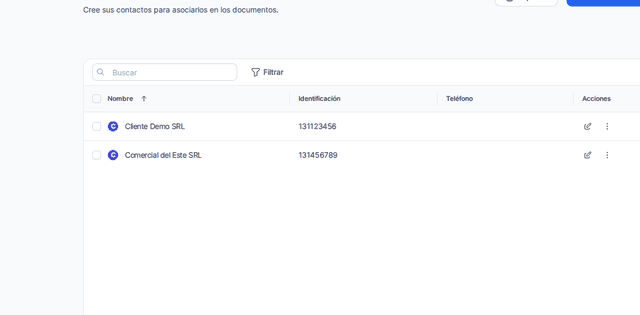 Captura del paso 3: Elige el tipo de identificación en HolaBill