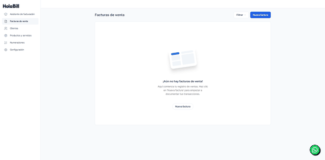 Captura del paso 1: Abre Configuración en HolaBill