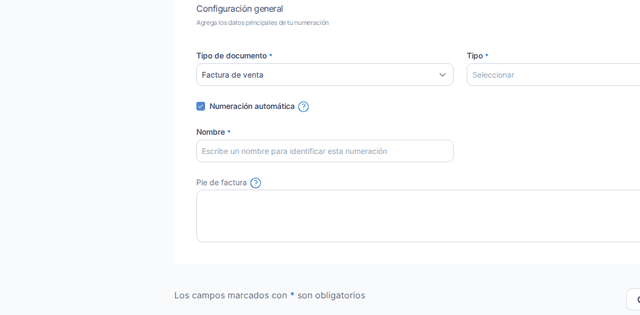 Captura del paso 6: Ponle nombre y pie de factura en HolaBill