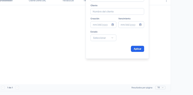 Captura del paso 6: Aplica y revisa en HolaBill