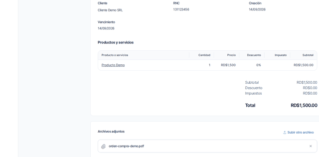 Captura del paso 3: Baja hasta Archivos adjuntos en HolaBill