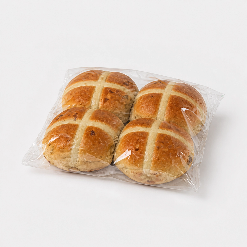 Fruit Buns 4 Pack