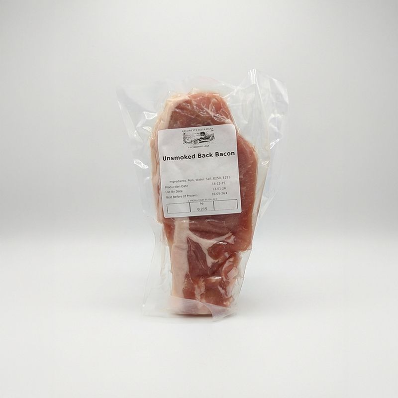 Unsmoked Bacon Small