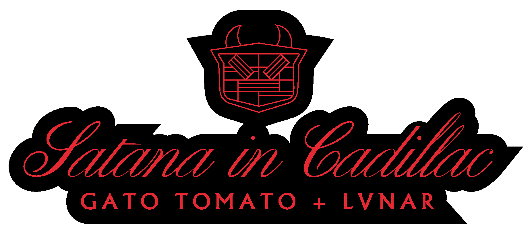 Satana in Cadillac Sticker