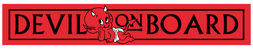 Devil On Board Sticker